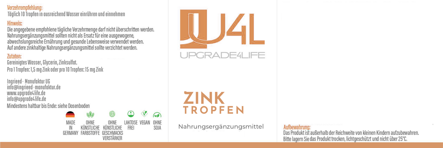 Zink Tropfen